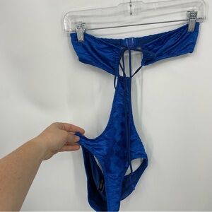 Triangl CECE monokini one piece in blue Sz XS